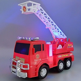 Purple fire truck store toy