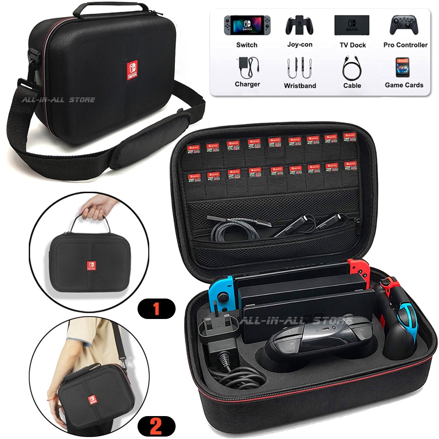 Nintendoswitch/OLED Hard Shell Protective Travel Carry Case Portable ...