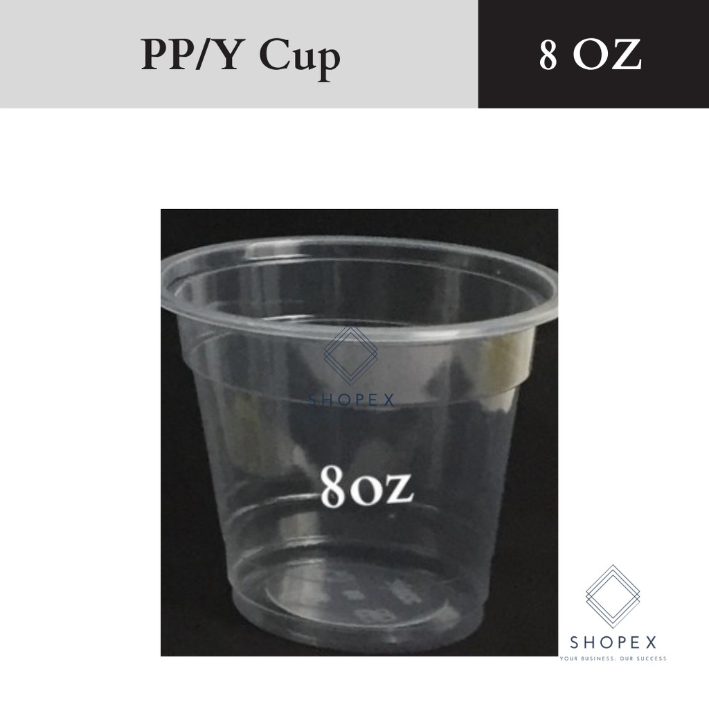 Y Cup Pp Cup 95 Mm 8oz 100 Pcs Bndl Disposable Plastic Cupsmilk Tea Cupsjuice Cups 0228