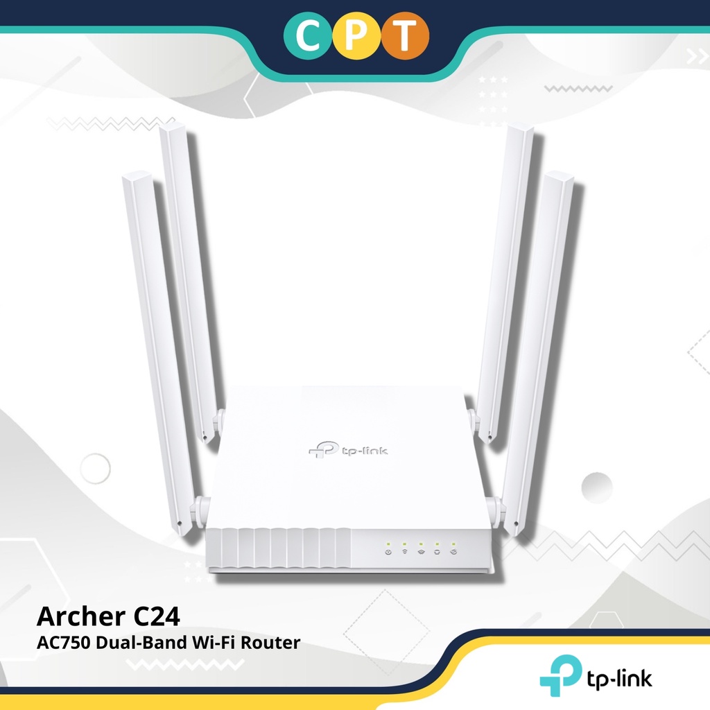 Tp-Link Archer C24 AC750 Dual-Band Wi-Fi Router | Shopee Philippines