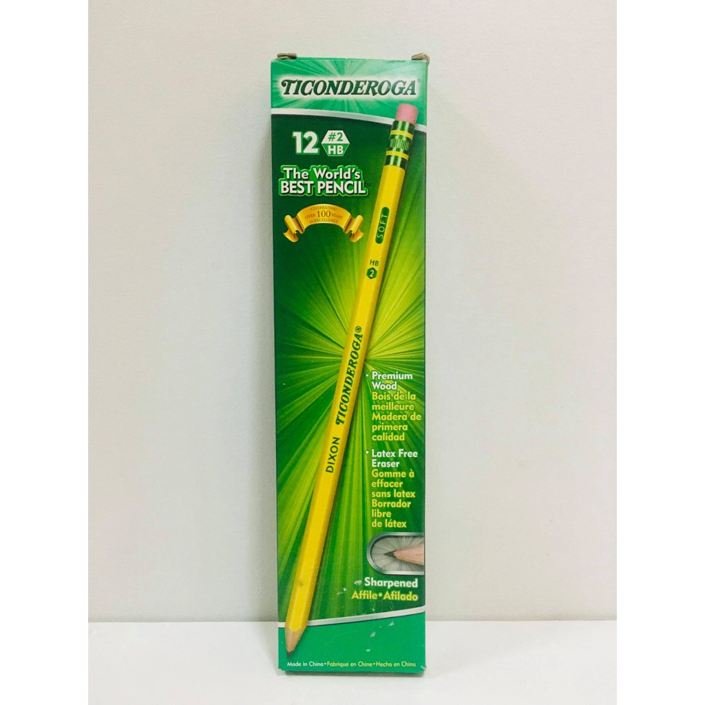 Ticonderoga Pencils 2 HB (original) Shopee Philippines