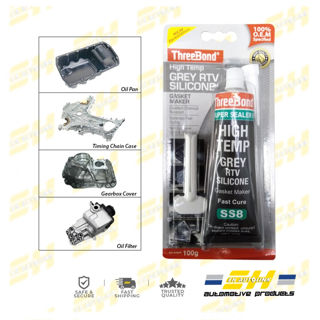 THREEBOND SUPER SEALER HIGH TEMP GREY RTV SILICONE (FAST CURE) | Shopee ...