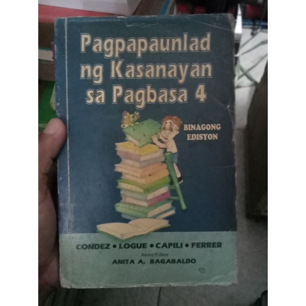 PAGPAPAUNLAD NG KASANAYAN SA PAGBASA 4(SECOND HAND) | Shopee Philippines