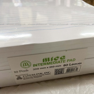 10pads Intermediate Pad Long Pad Paper Stationery School Supplies