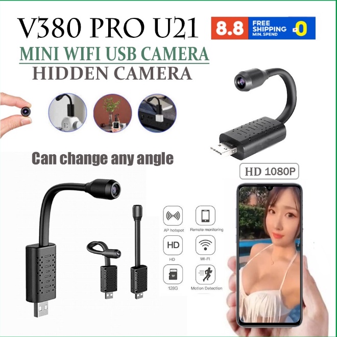 U21 Wifi HD Smart Mini camera IP Camera CCTV Security Cam Baby