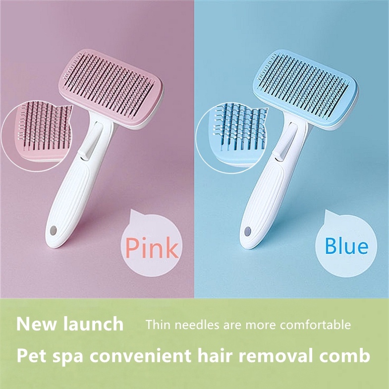 Cleaning cat dog brush smooth massage particles pet comb dog cat
