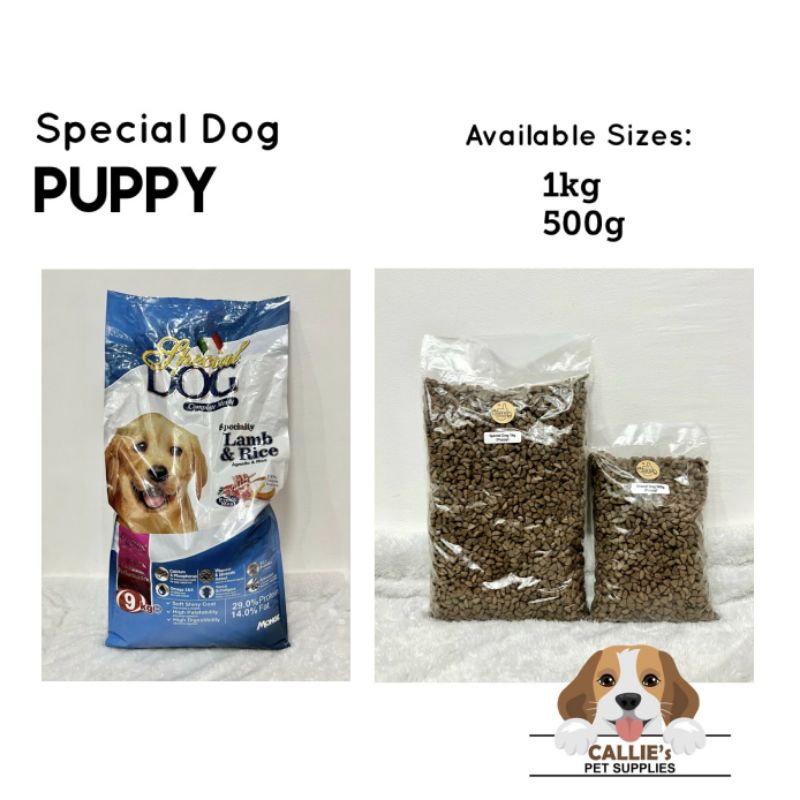 Special Dog Lamb & Rice Dog Food for Puppy (Repacked) Shopee Philippines