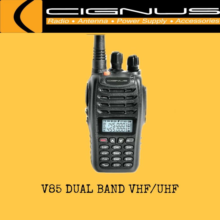 Cignus V85 Dual Band VHF/UHF Portable Handheld Radio Shopee Philippines