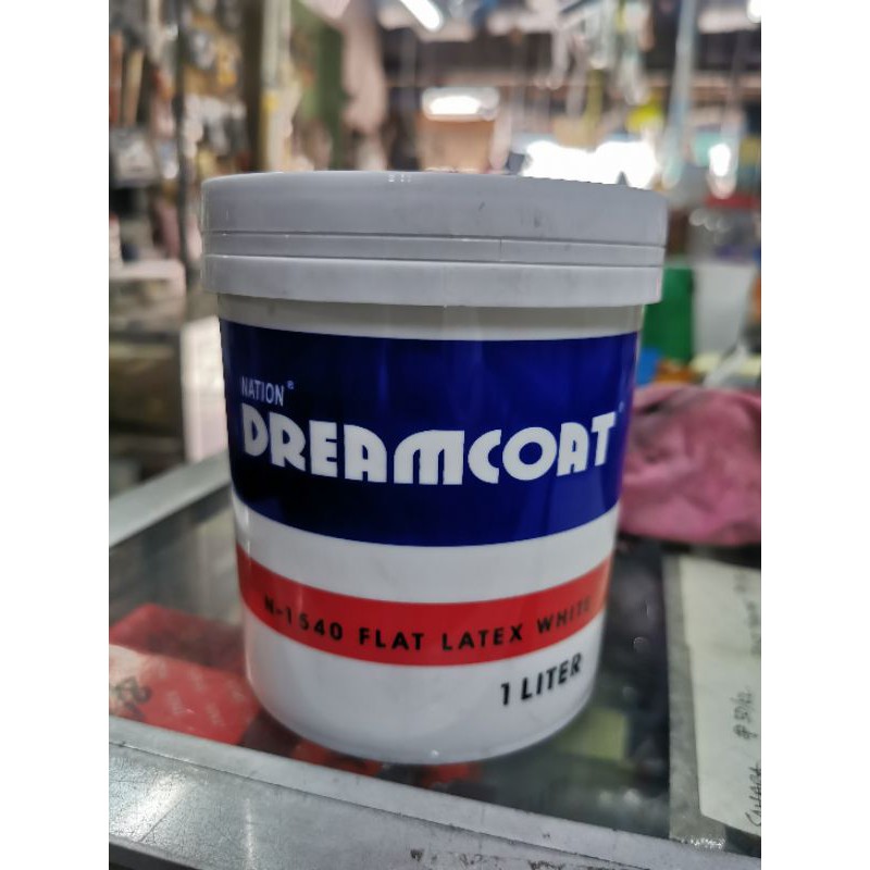Flat Latex white Dreamcoat Nation 1 liter | Shopee Philippines