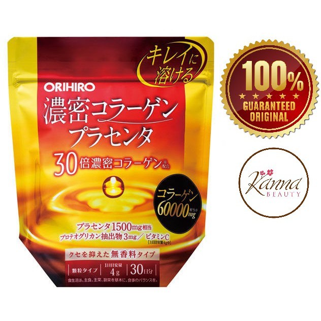 Mainit na benta Orihiro Dense Collagen Placenta Granule, 120g (30Days ...