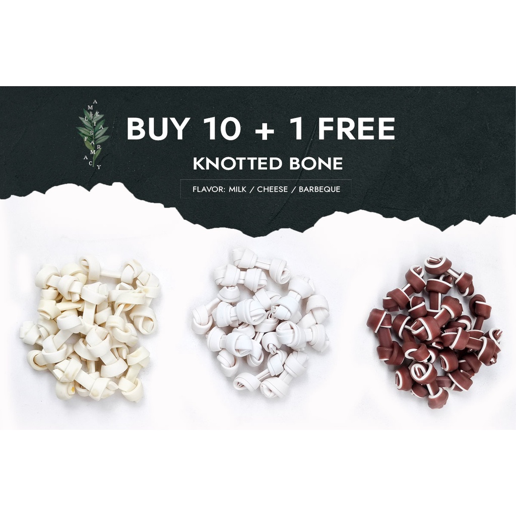 Knotted Chew Bone Dental Treats 2.5 inch Shopee Philippines