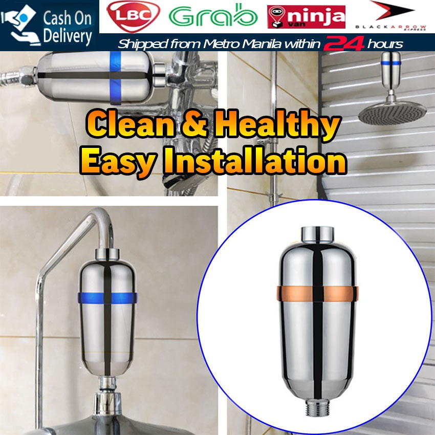 Home Water Purifier Bathroom Shower Filter Bathing Water Filter ...