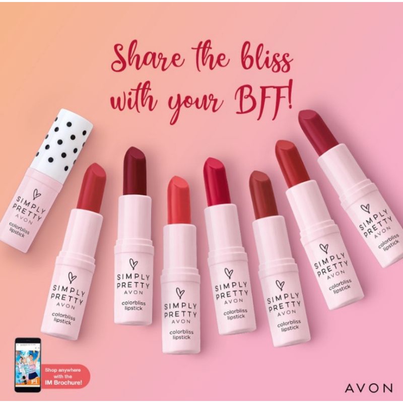 Avon Simply Pretty Colorbliss Lipstick | Shopee Philippines