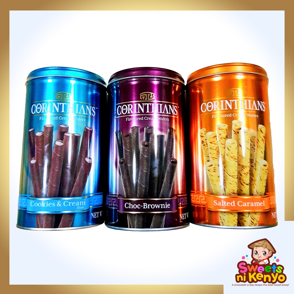 Corinthians Cream Wafers 300grams Salted Caramel / ChocBrownie