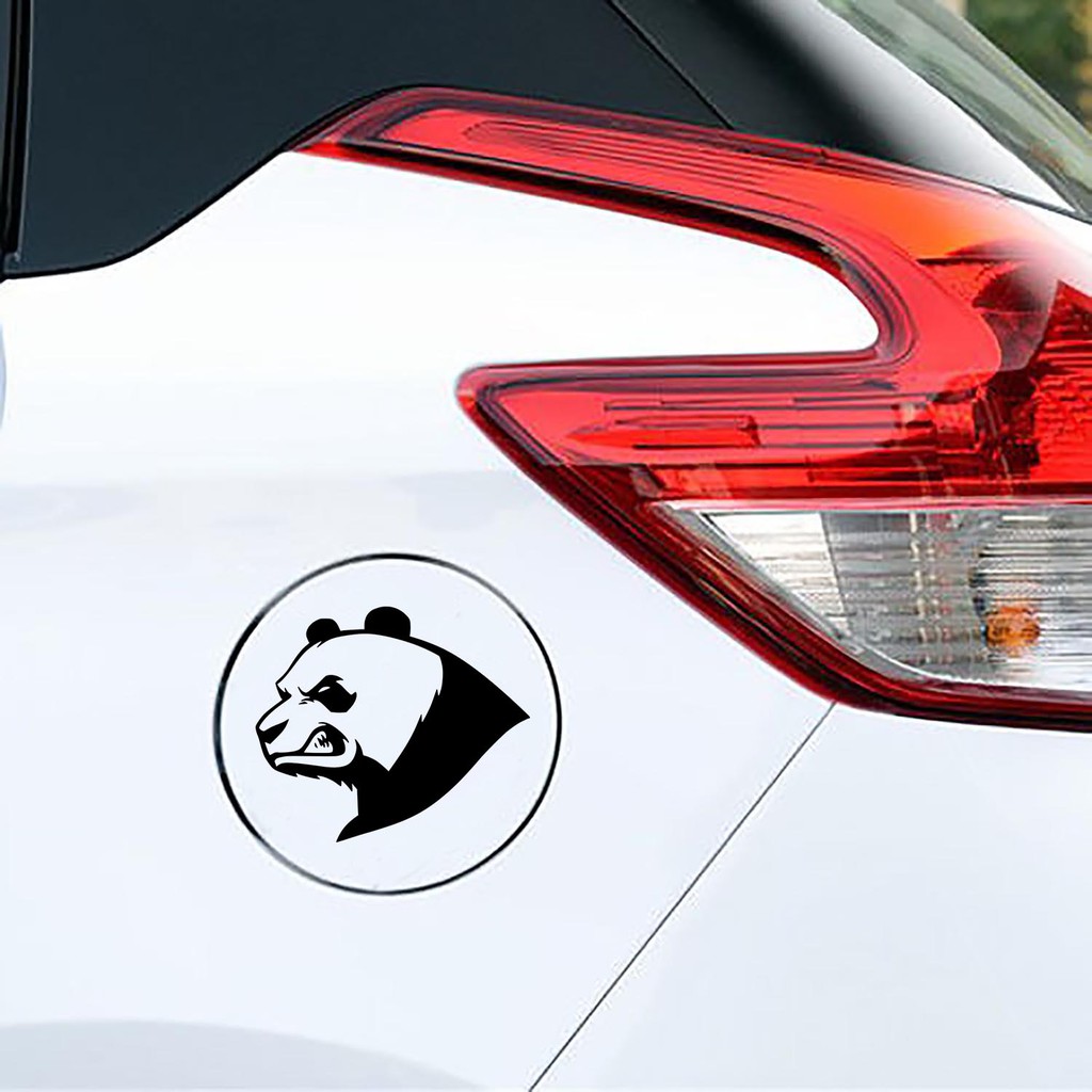 Angry Panda Car Sticker Cutting Vinyl Gas Tank Cap | Shopee Philippines