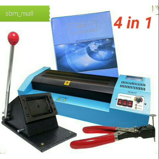 4in1 PVC ID CUTTER/LAMINATOR/PUNCHER AND PVC SHEETS.MAKER PACKAGE