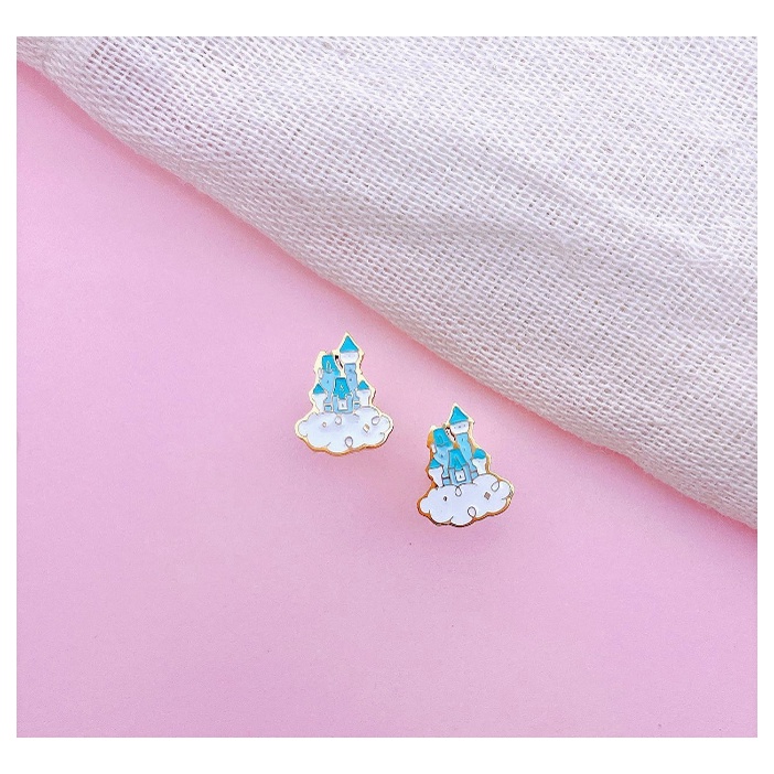 Screwback De Roscas Earrings (Castle) Shopee Philippines