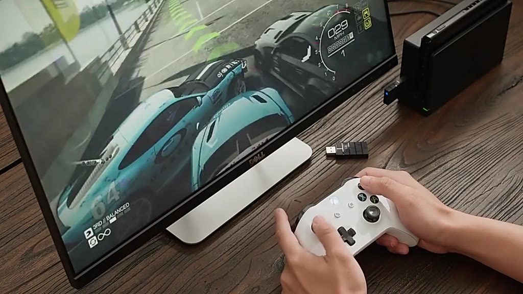 8BitDo USB Wireless Receiver Bluetooth Adapter for PS5 PS4 Xbox Series ...