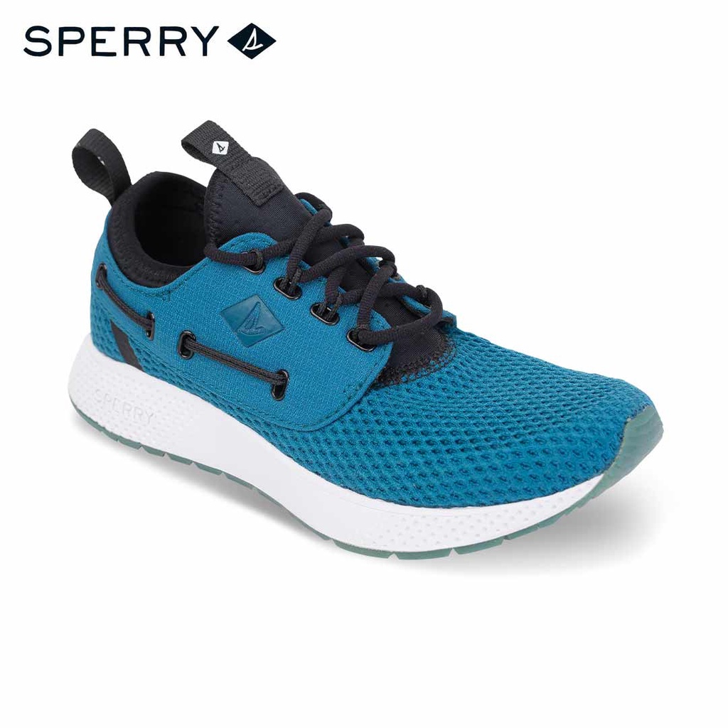 Sperry Women's 7 Seas Carbon Lace-Up Boat Shoes - Water Repellent Knit, Razor-Cut Traction