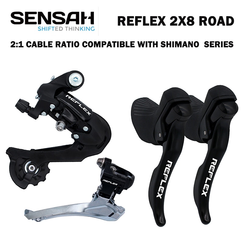SENSAH groupset REFLEX 2x8 speed brake lever for road bike shifter