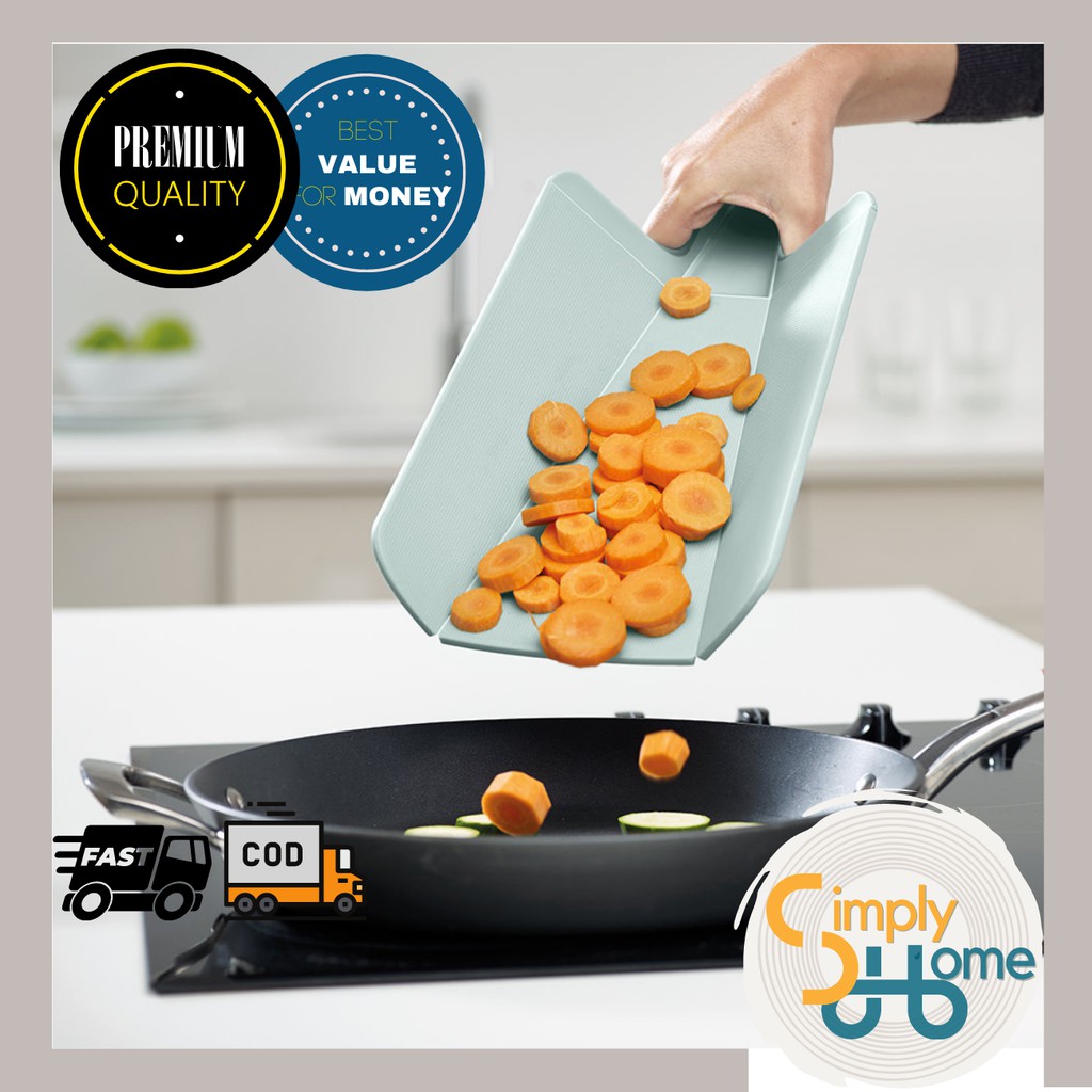 Simply Home Joseph Joseph Chop to Pot Folding Chopping Board, Cutting