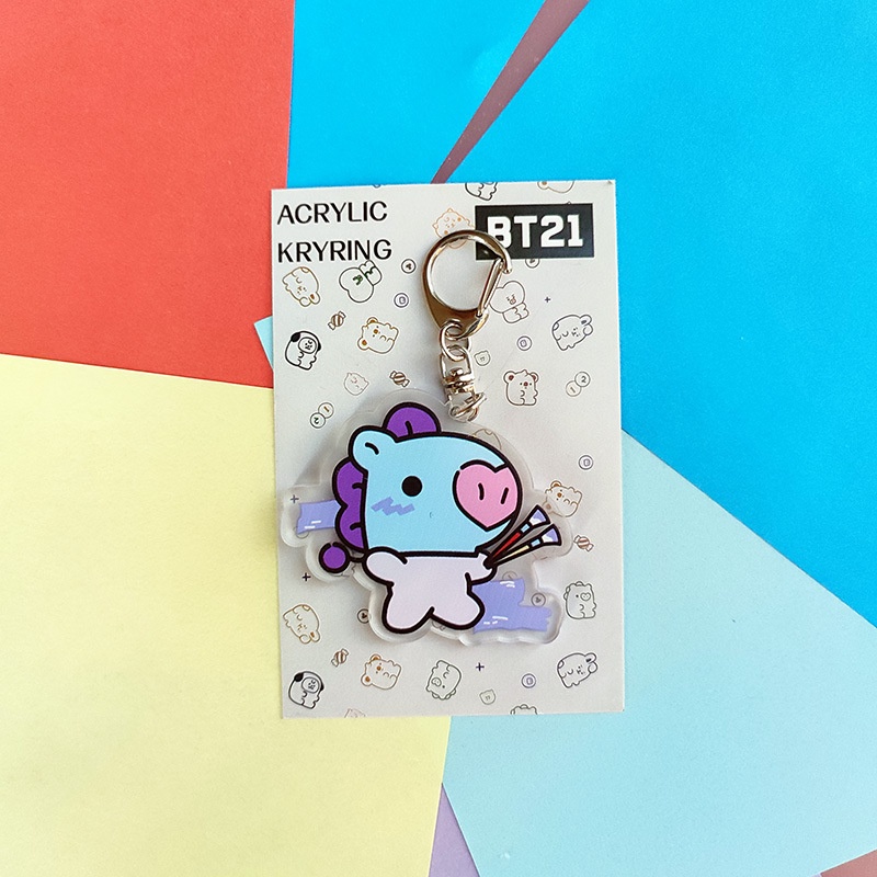 KPOP BT BOYS BOMB Bangtan Boys Keychain Cute Cartoon Bag Pendant ...