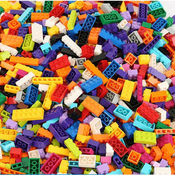 Small Particle Building Blocks Parts Weighing Basic Bricks Children's ...