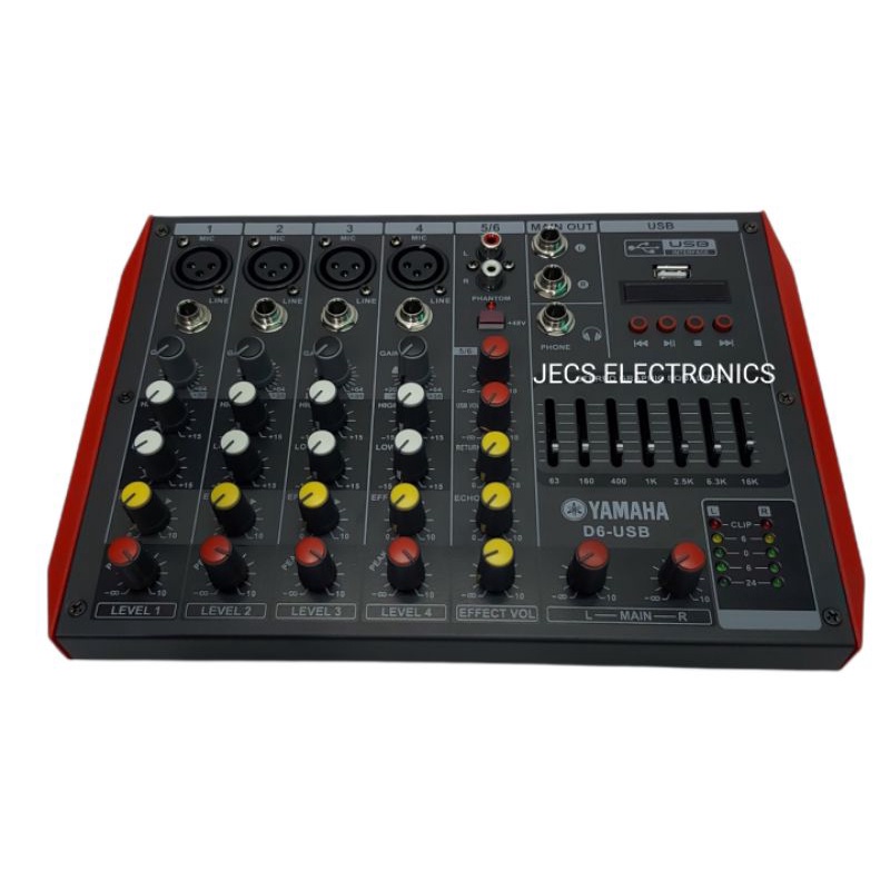 YAMAHA MIXER 6 CHANNEL WITH EQUALIZER Shopee Philippines