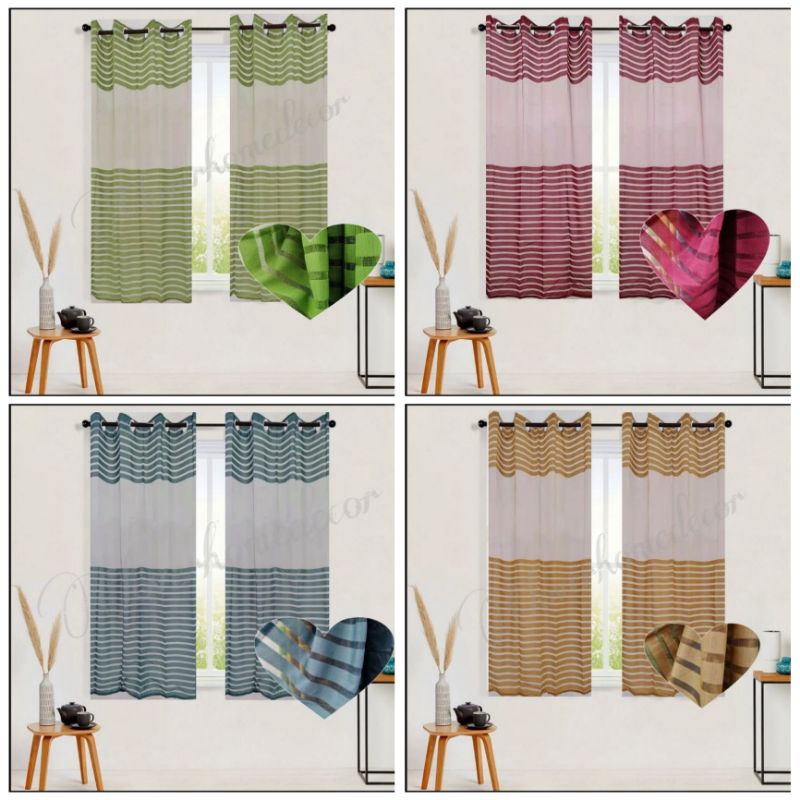 Half Lace Curtain, See Through Window Curtain 140*150cm WJB200