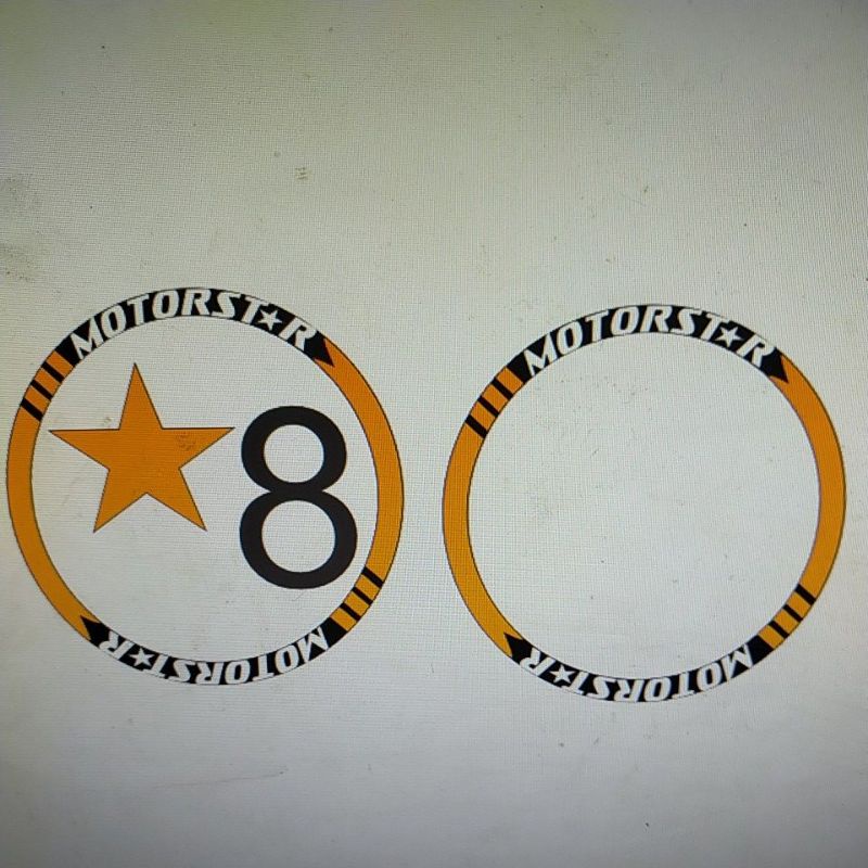 motorstar easyride 150rs mags sticker set rear and front | Shopee ...