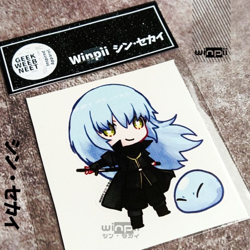 Stickers Rimuru Tempest Anime Tensei Shitara Slime Datta Ken Sticker ...