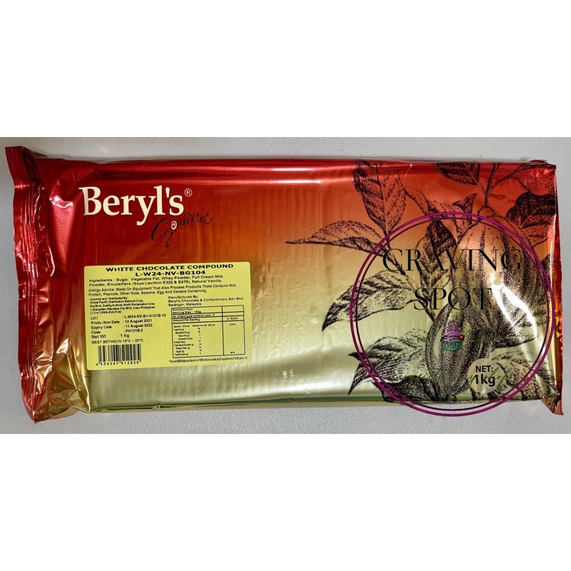 BERYL’S 24% WHITE COMPOUND 1KG |JUNE 2026 EXPIRY | Shopee Philippines