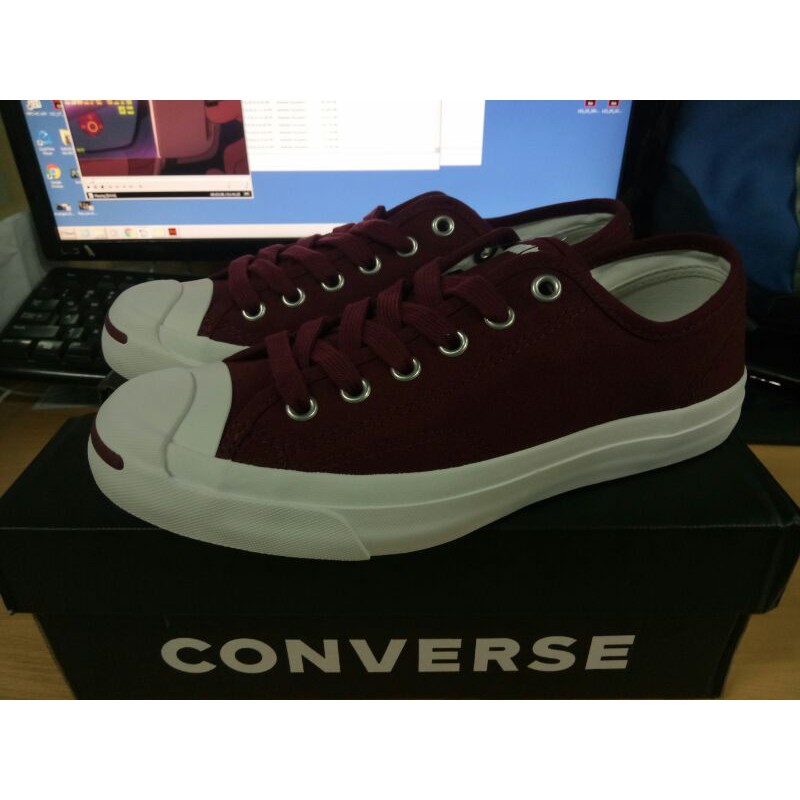 Converse jack purcell store burgundy