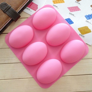 Silicone Soap Mould 6 Cavity Rectangle Bake Tray Portable for Homemade DIY  Mold MAZI888