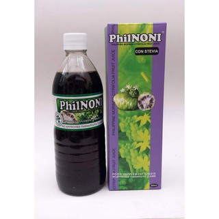 Philnoni Noni Juice 500ml 100 Pure Con Stevia Shopee