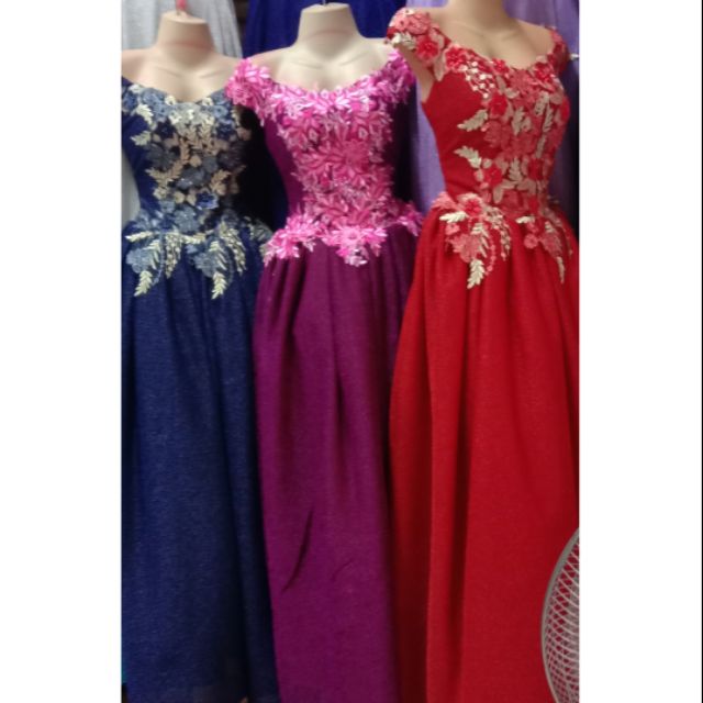 Long gown for hot sale sale in baclaran