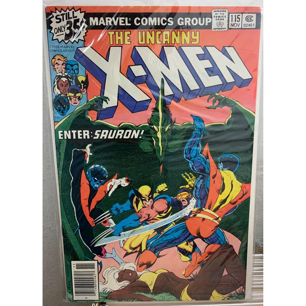 Marvel Comics: 1978 - Uncanny X-Men #115 - Wolverine - Sauron | Shopee ...