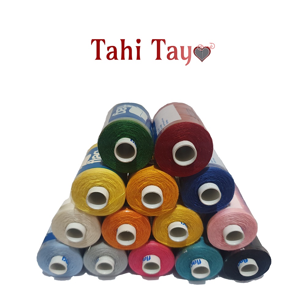 Flag Premium Sewing Thread (1000M Multi-Colored Spun Polyester) - 1000M ...