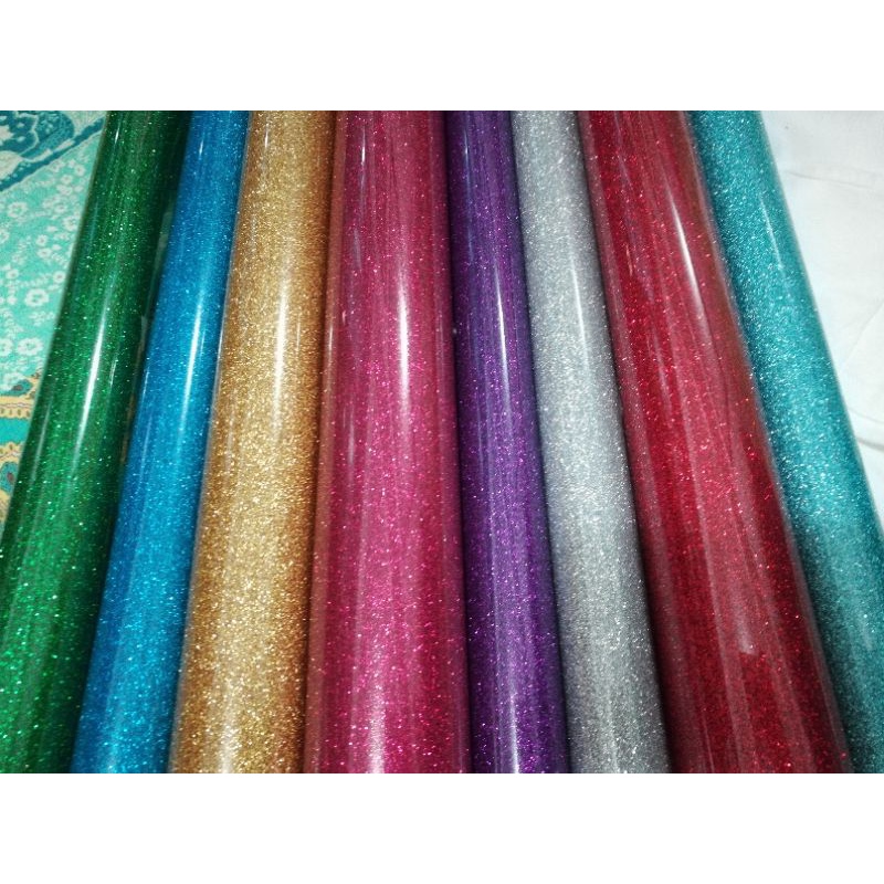 Glitter Vinyl Heat Transfer (25cm x 50cm) Shopee Philippines