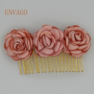 new style Women Bride flower hair clip tuck comb for wedding party ...