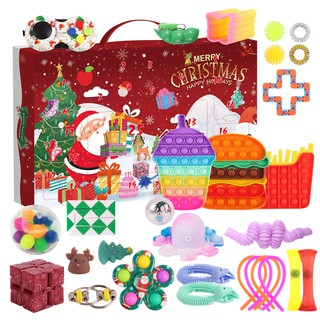 Christmas Advent Calendar For Kids 24 Surprises Novelty Doll Gifts