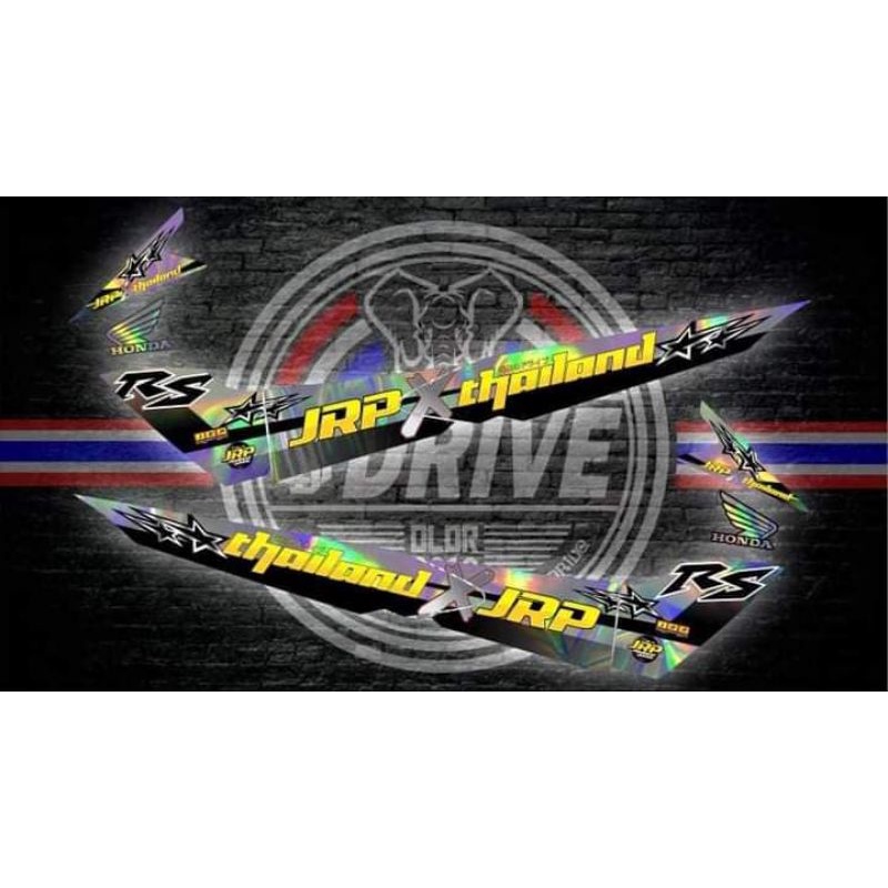 HONDA RS 125 CARB STOCK DECAL (JRP X THAILAND DESIGN) | Shopee Philippines