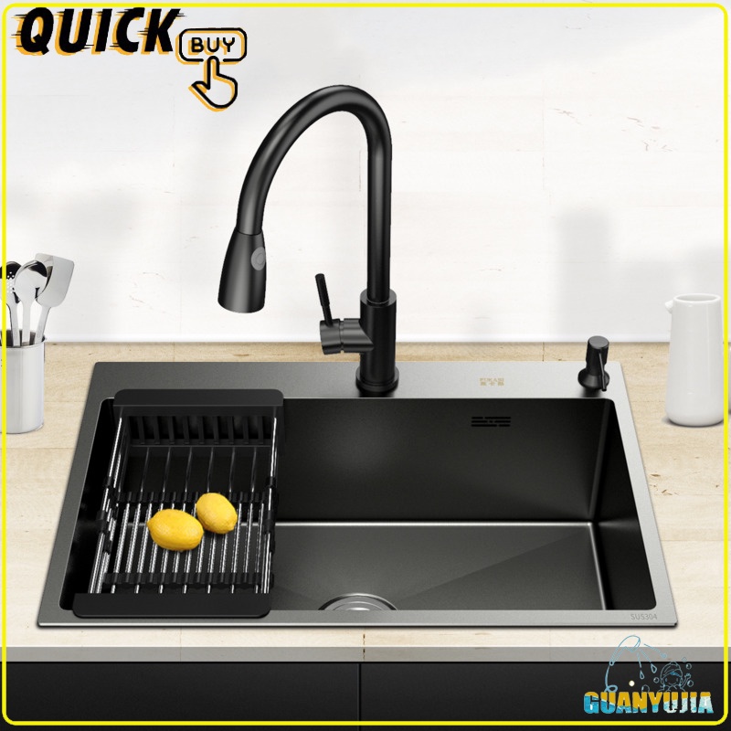 home life304 Stainless Steel Handmade Undermount Topmount Nano Kitchen