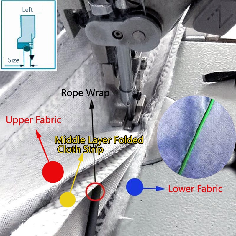 Welting Piping Walking Foot U193K+U192H For Industrial Walking Foot