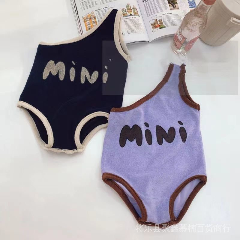 Korean Infant Summer Sleeveless Vest Halter Onesie Cute Baby Influencer