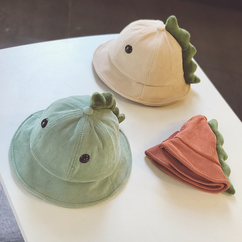 Ready Stock Baby Fisherman Hat Korean Version of Cute Dinosaur Boy Sun ...
