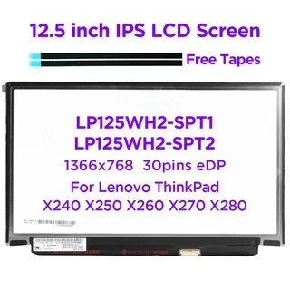Pantalla LCD LED de 30 Pin, IPS LP125WH2-SPT2 1366x768 HD, matriz FRU