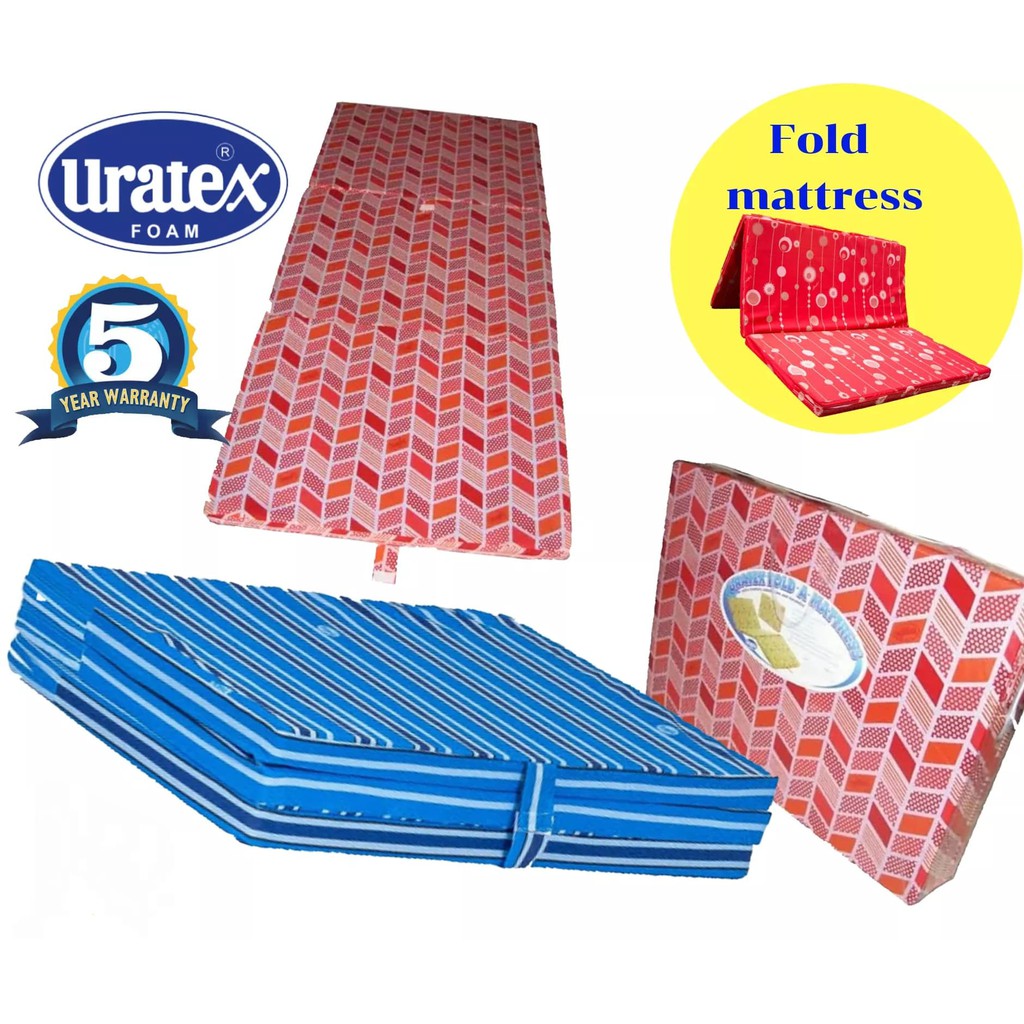 Fold a shop mattress uratex