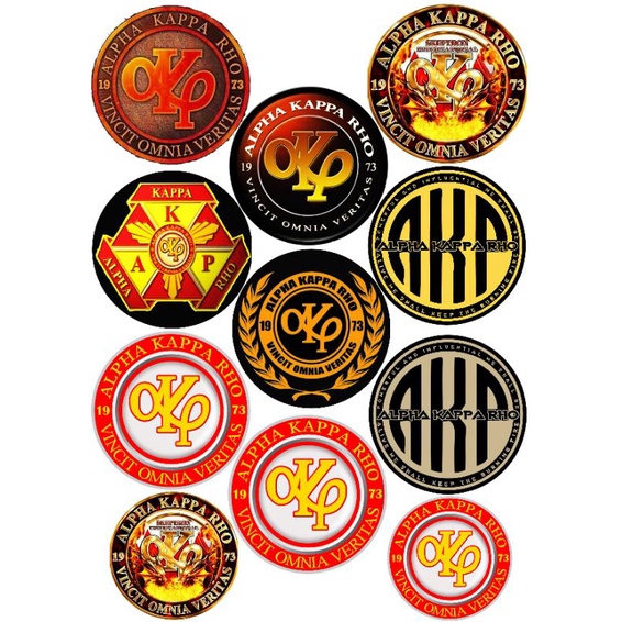 akp alpha kappa rho a4 size laminated waterproof glossy | Shopee ...