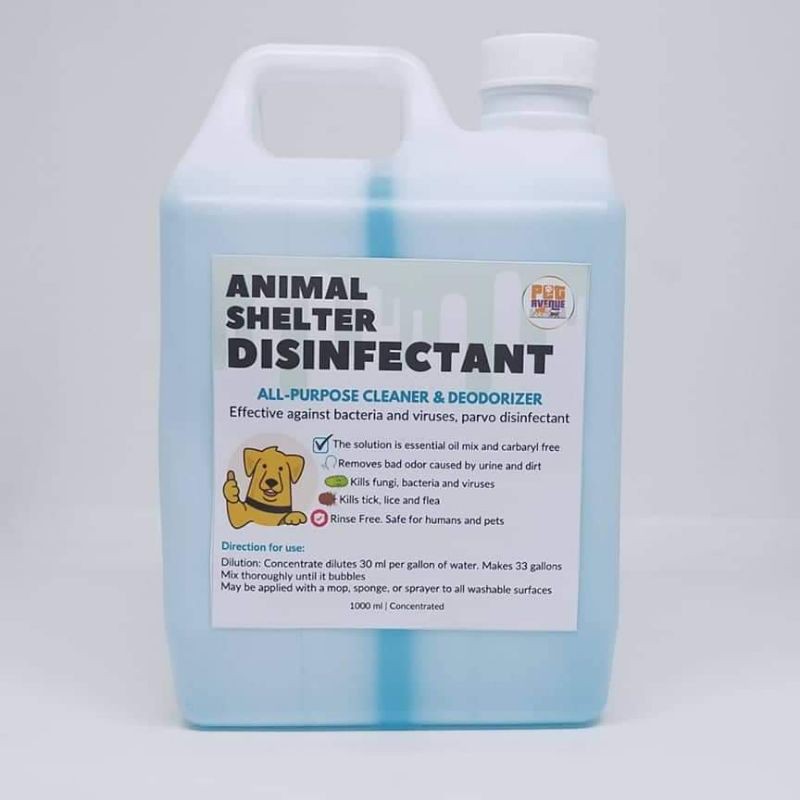 PET AVENUE Animal Shelter Kennel Disinfectant, Deodorizer and Cleaner 1